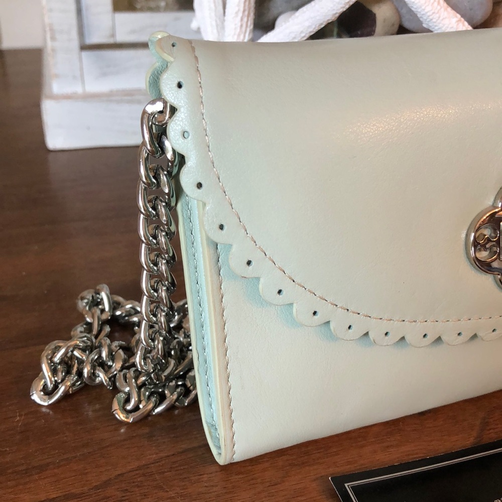 Authentic My Flat in London Mint Green genuine leather. New with tag. - Picture 3 of 14